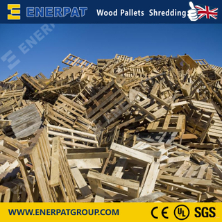 Economy Wood Pallet Single Shaft Shredder 